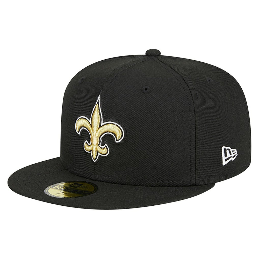 New Orleans Saints New Era Main 59FIFTY Fitted Hat - Black - NFL