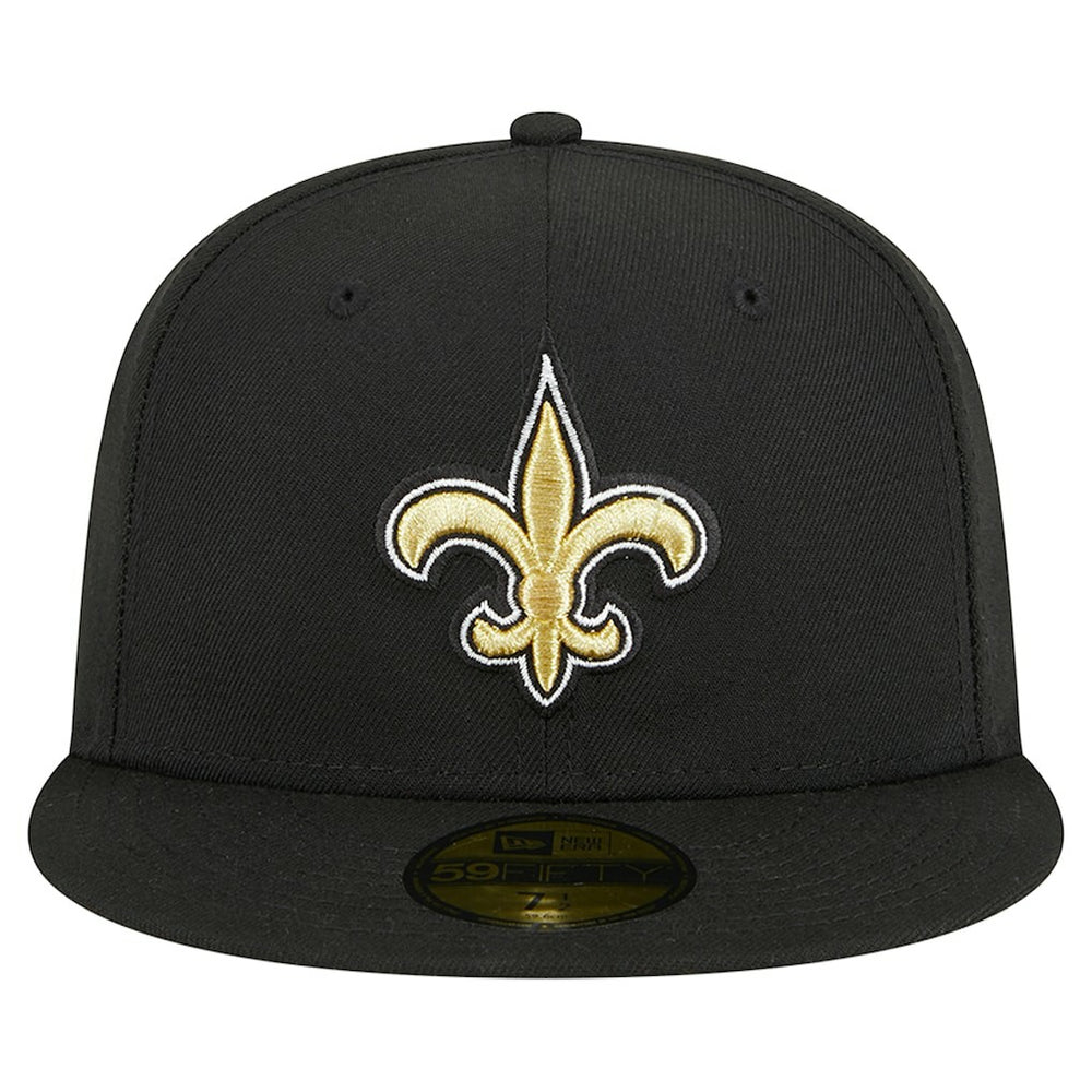 New Orleans Saints New Era Main 59FIFTY Fitted Hat - Black - NFL