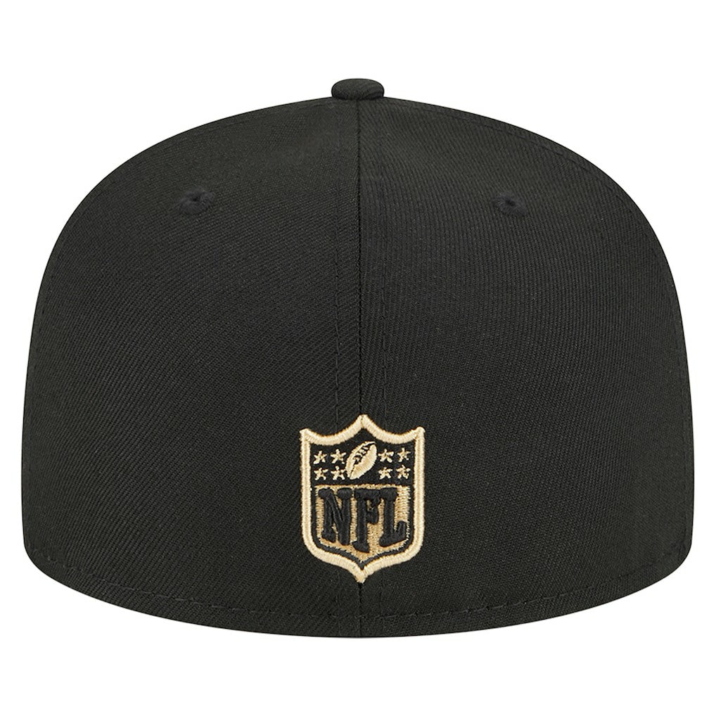 New Orleans Saints New Era Main 59FIFTY Fitted Hat - Black - NFL