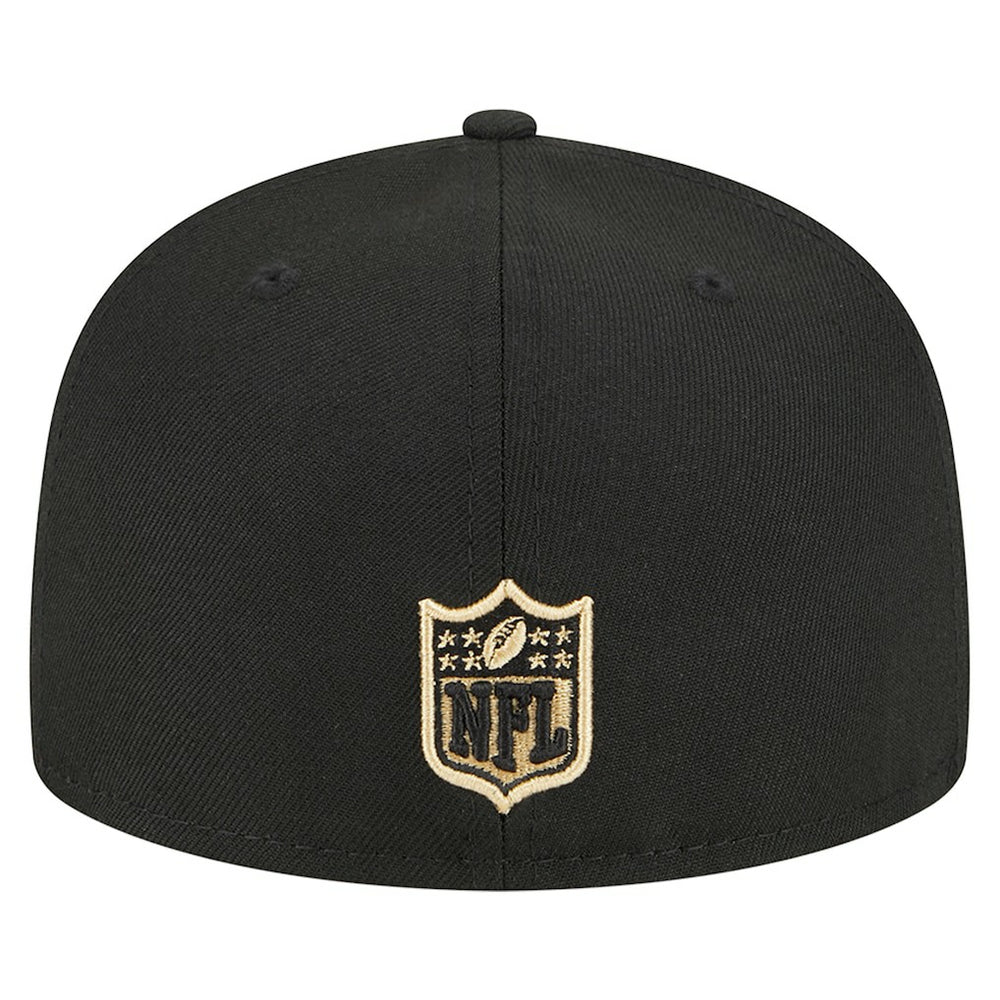 New Orleans Saints New Era Main 59FIFTY Fitted Hat - Black - NFL