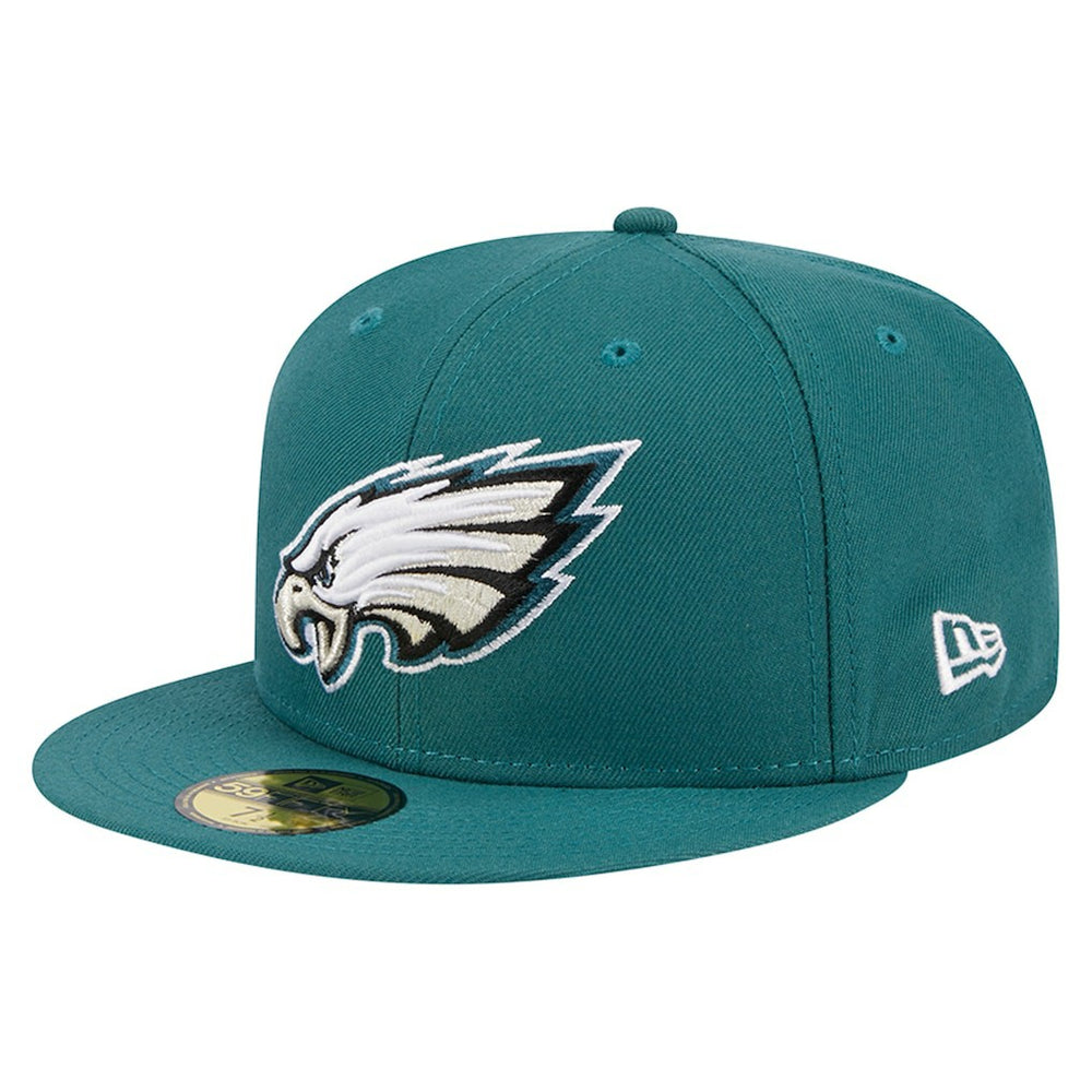 Philadelphia Eagles New Era Main 59FIFTY Fitted Hat - Midnight Green - NFL