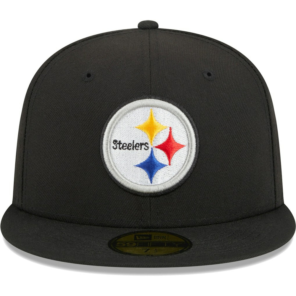 Pittsburgh Steelers New Era Main 59FIFTY Fitted Hat - Black - NFL