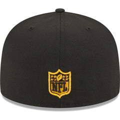 Pittsburgh Steelers New Era Main 59FIFTY Fitted Hat - Black - NFL