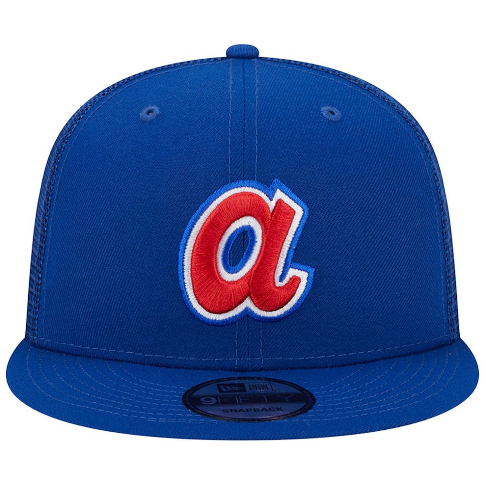 Atlanta Braves New Era Cooperstown Collection Team Color Trucker 9FIFTY Snapback Hat Online