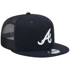 Atlanta Braves New Era Team Color Trucker 9FIFTY Snapback Hat Sale
