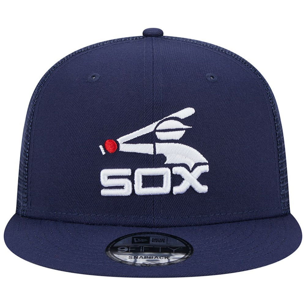 Chicago White Sox New Era Cooperstown Collection Team Color Trucker 9FIFTY Snapback Hat Sale