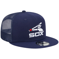 Chicago White Sox New Era Cooperstown Collection Team Color Trucker 9FIFTY Snapback Hat Sale