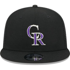 Colorado Rockies New Era Team Color Trucker 9FIFTY Snapback Hat Sale