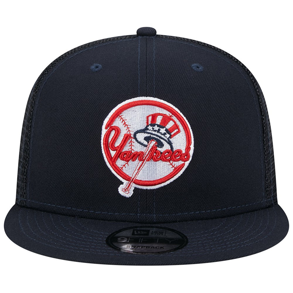 New York Yankees New Era Team Color Trucker 9FIFTY Snapback Hat for sale