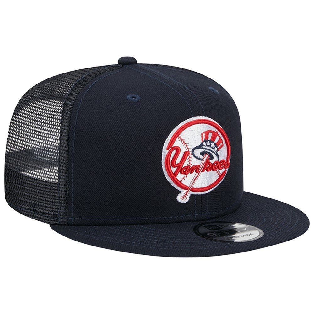 New York Yankees New Era Team Color Trucker 9FIFTY Snapback Hat for sale