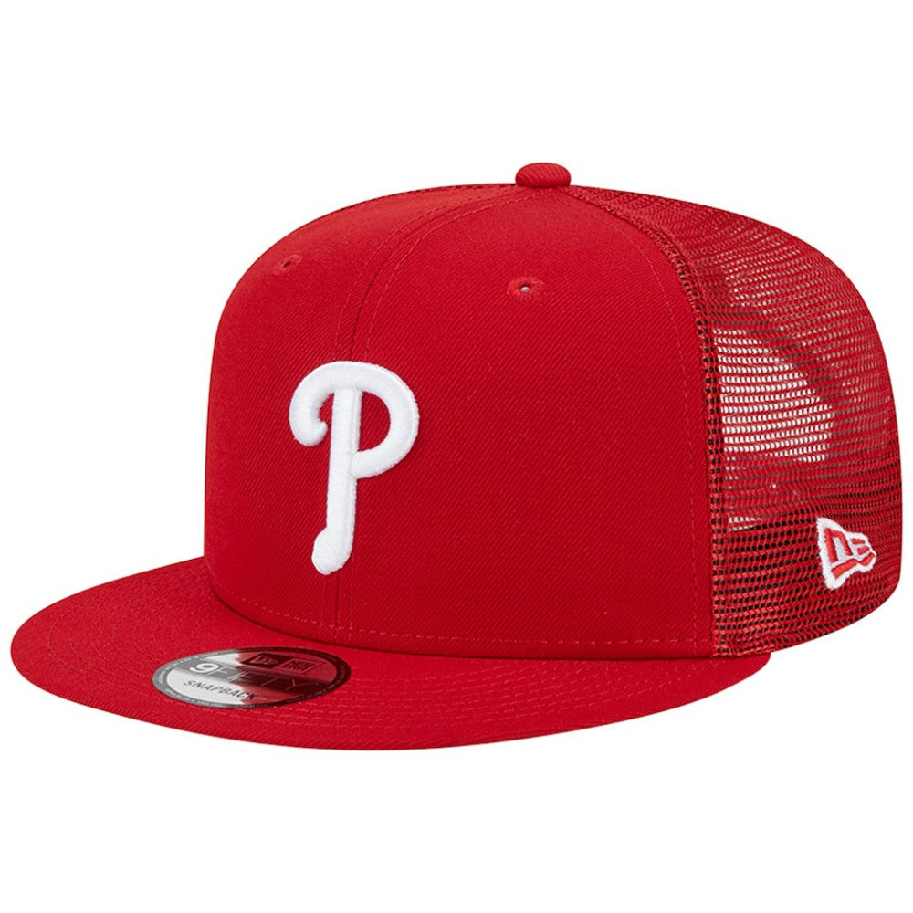Philadelphia Phillies New Era Team Color Trucker 9FIFTY Snapback Hat for sale