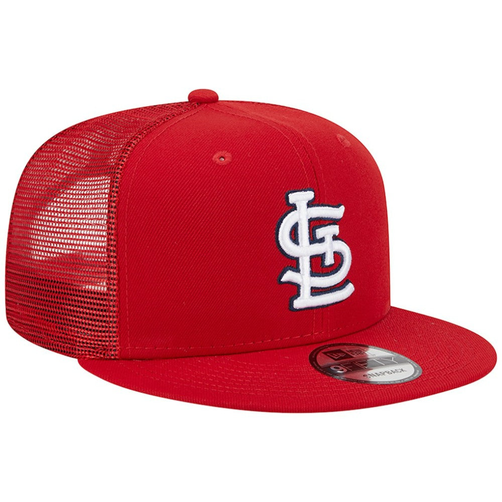 St. Louis Cardinals New Era Team Color Trucker 9FIFTY Snapback Hat Outlet