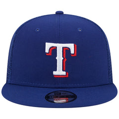 Texas Rangers New Era Team Color Trucker 9FIFTY Snapback Hat Outlet