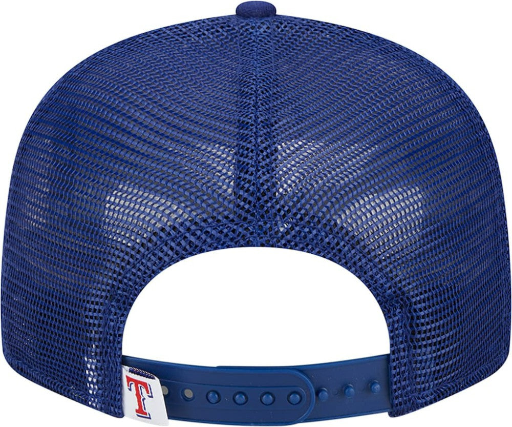 Texas Rangers New Era Team Color Trucker 9FIFTY Snapback Hat Outlet