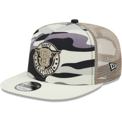 San Francisco Giants New Era Chrome Camo A-Frame 9FIFTY Trucker Snapback Hat Online