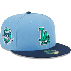 Los Angeles Dodgers New Era Green Undervisor 59FIFTY Fitted Hat for sale