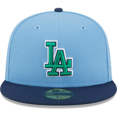 Los Angeles Dodgers New Era Green Undervisor 59FIFTY Fitted Hat for sale