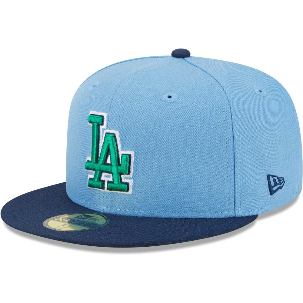 Los Angeles Dodgers New Era Green Undervisor 59FIFTY Fitted Hat for sale