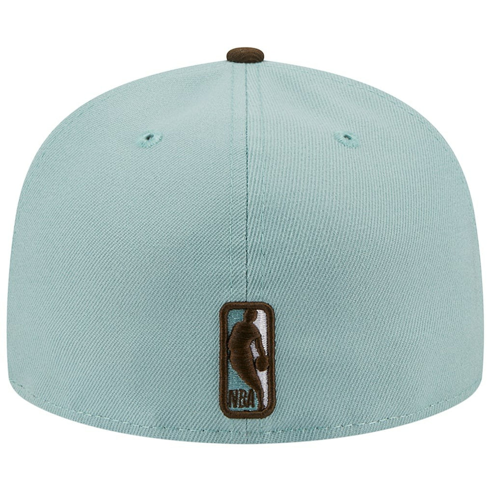 New Era Philadelphia 76ers Two-Tone 59FIFTY Fitted Hat Light Blue/Brown