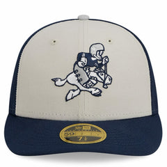 Dallas Cowboys New Era 2023 Sideline Historic Low Profile 59FIFTY Fitted Hat - Cream/Navy - NFL