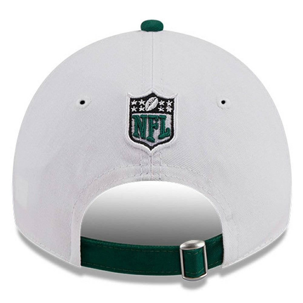 New York Jets New Era 2023 Sideline 9TWENTY Adjustable Hat - White/Green - NFL