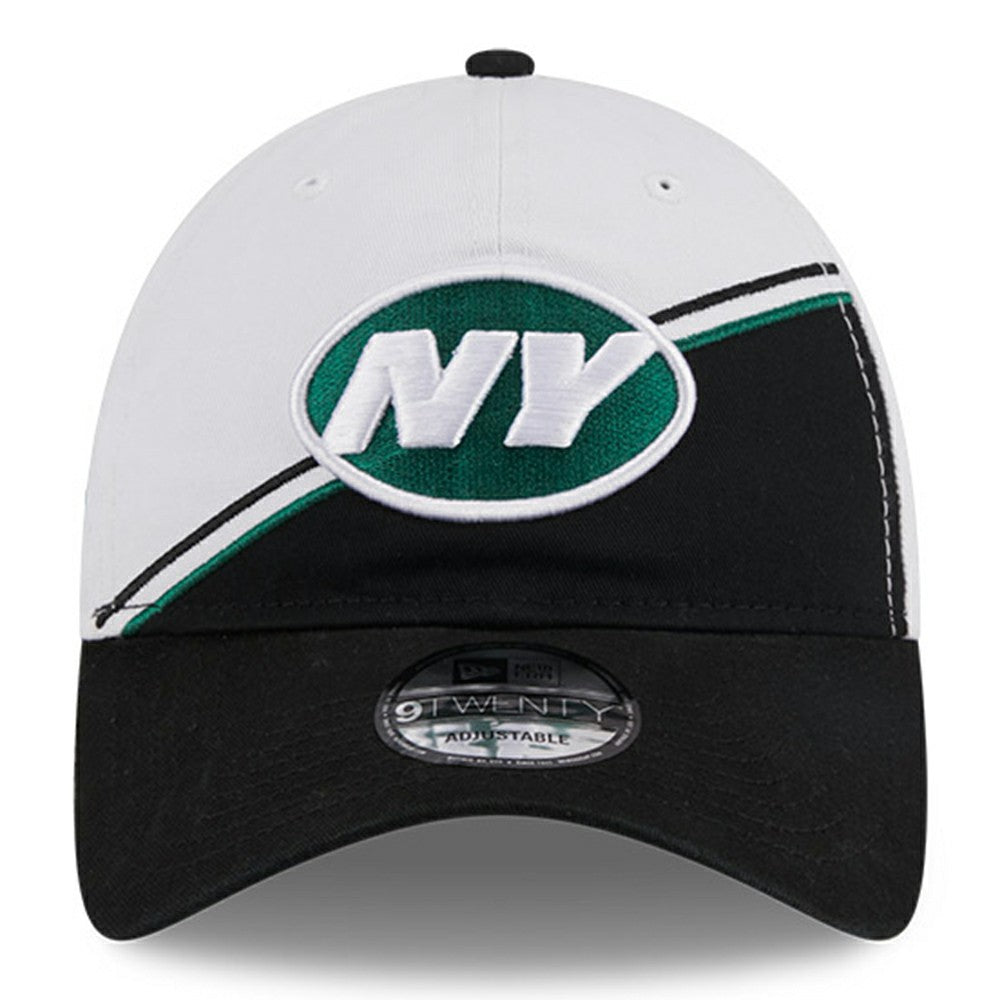 New York Jets New Era 2023 Sideline 9TWENTY Adjustable Hat - White/Black - NFL