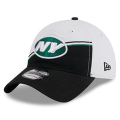 New York Jets New Era 2023 Sideline 9TWENTY Adjustable Hat - White/Black - NFL