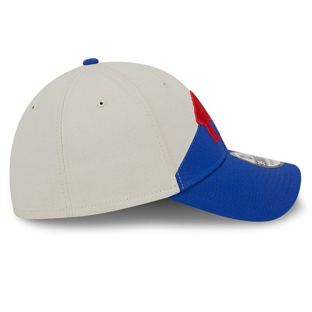 Buffalo Bills New Era 2023 Sideline Historic 39THIRTY Flex Hat - Cream/Royal - NFL