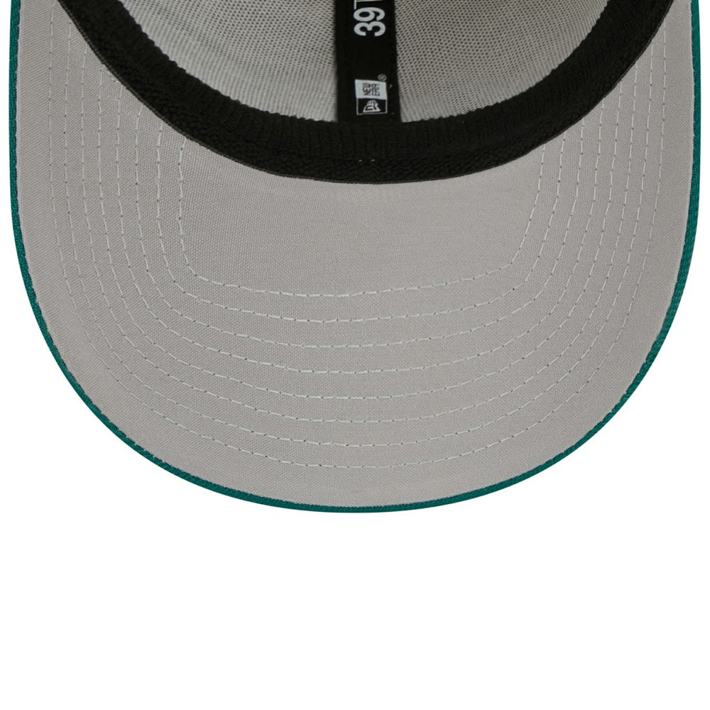 New York Jets New Era 2023 Sideline Historic 39THIRTY Flex Hat - Cream/Kelly Green - NFL