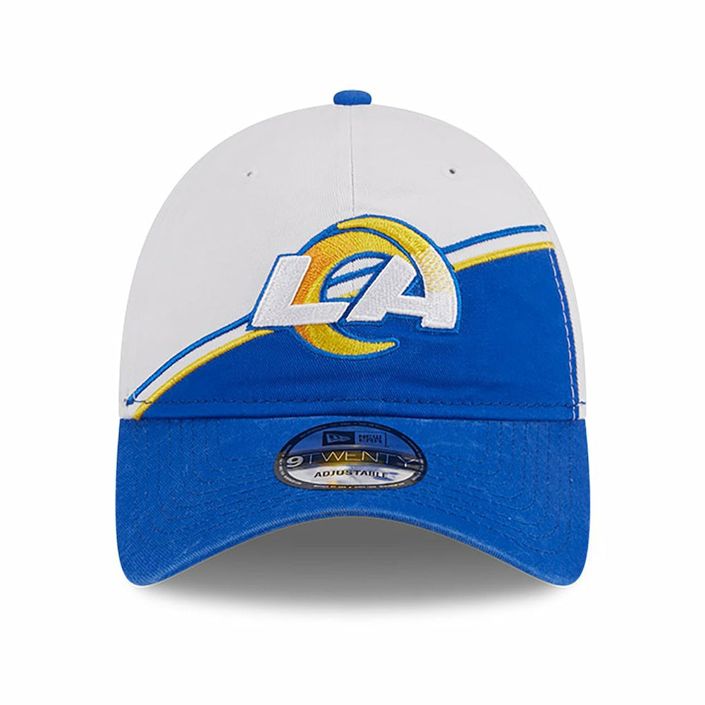 Los Angeles Rams New Era Youth 2023 Sideline 9TWENTY Adjustable Hat - White/Royal - NFL