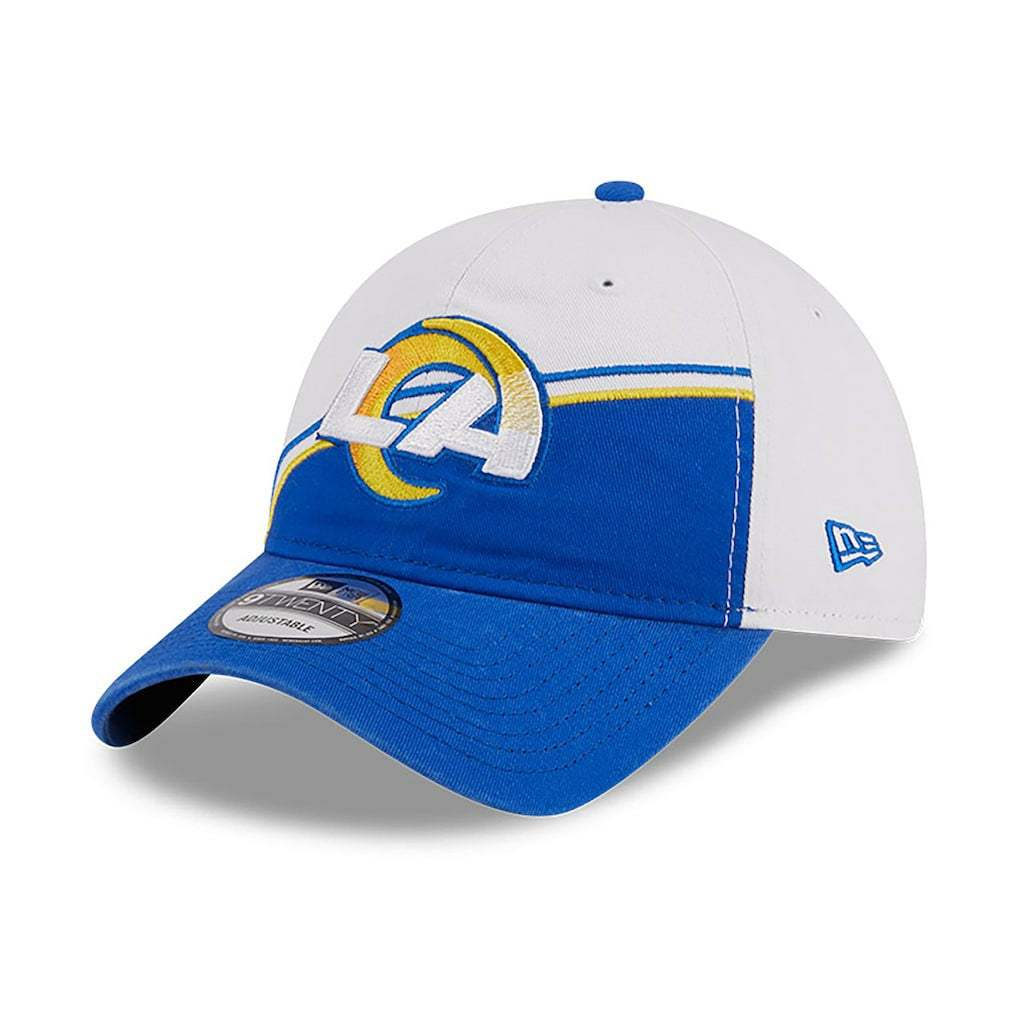 Los Angeles Rams New Era Youth 2023 Sideline 9TWENTY Adjustable Hat - White/Royal - NFL