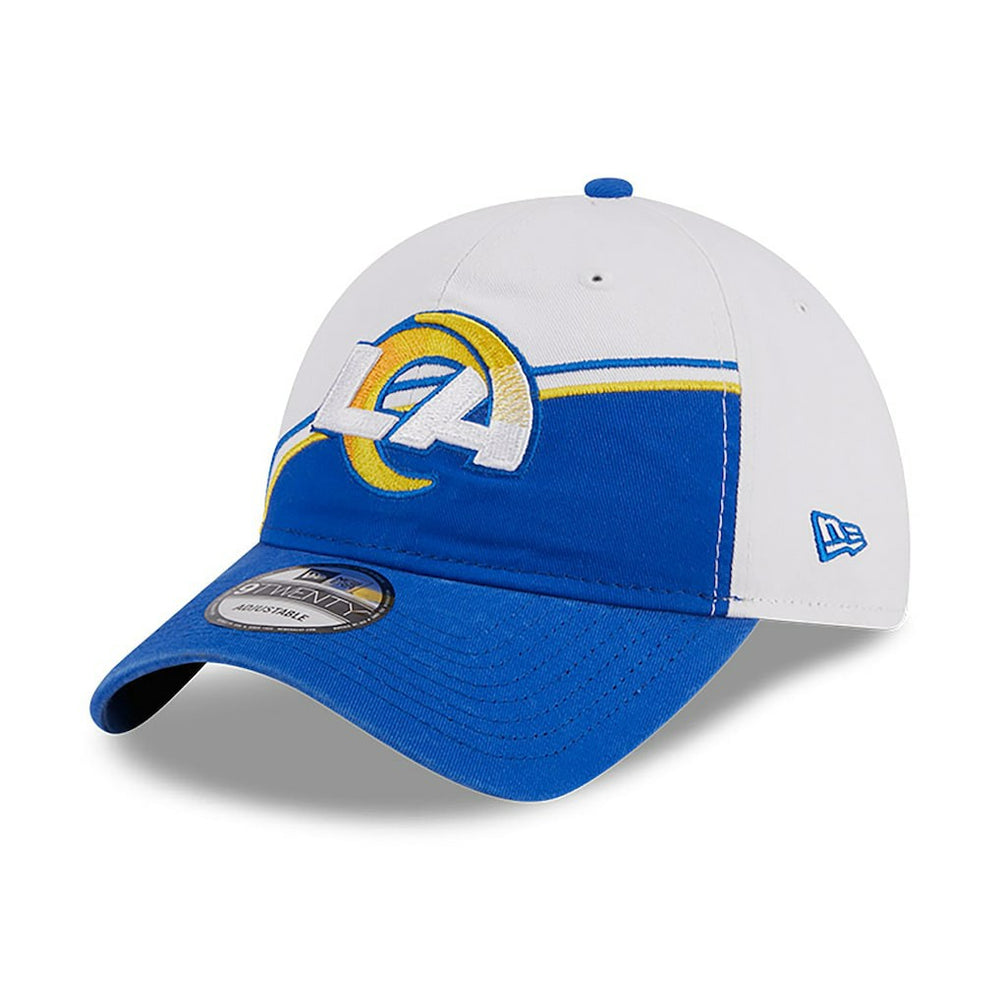 Los Angeles Rams New Era Youth 2023 Sideline 9TWENTY Adjustable Hat - White/Royal - NFL