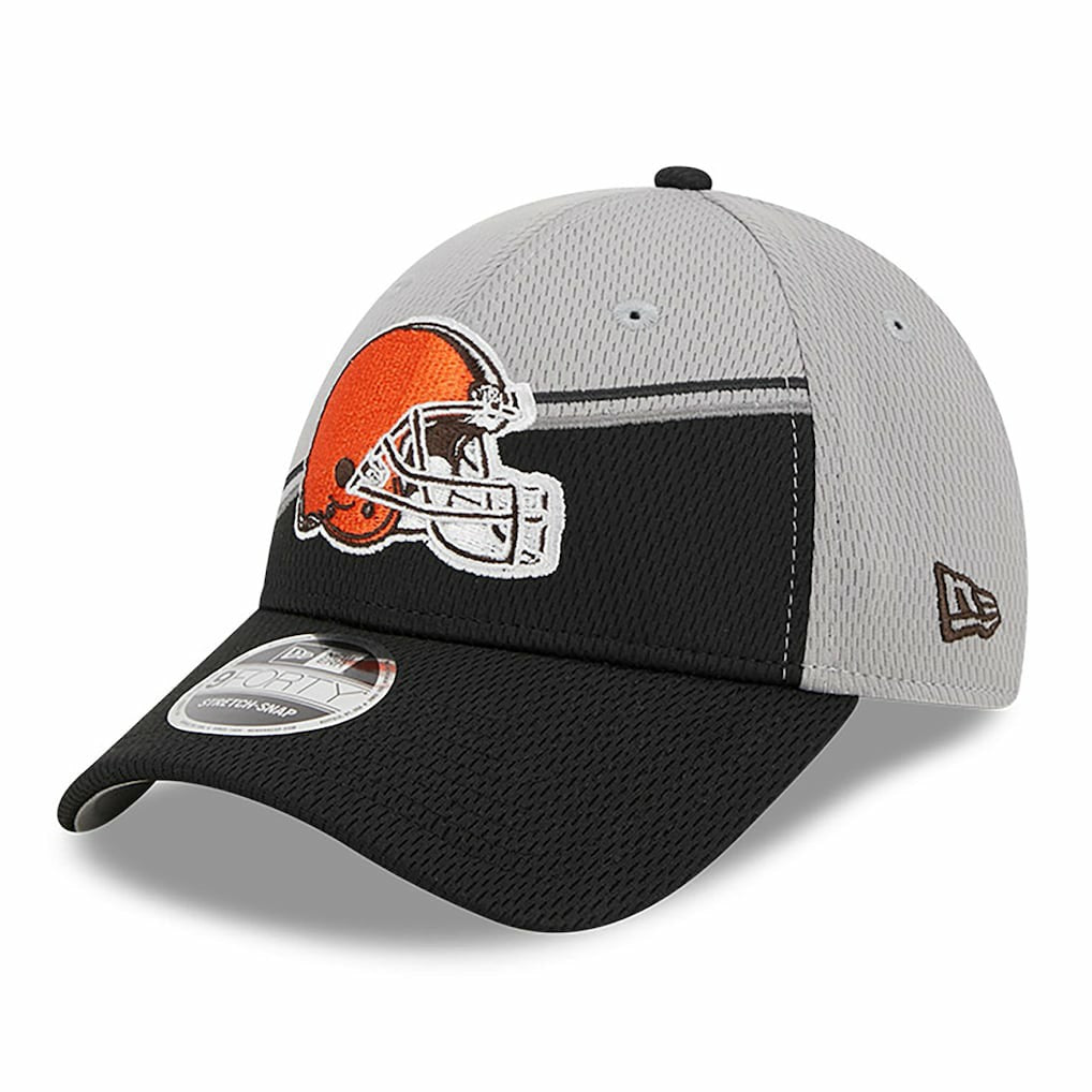 Cleveland Browns New Era 2023 Sideline 9FORTY Adjustable Hat - Gray/Black - NFL