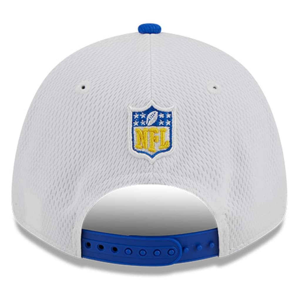 Los Angeles Rams New Era 2023 Sideline 9FORTY Adjustable Hat - White/Royal - NFL