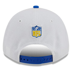 Los Angeles Rams New Era 2023 Sideline 9FORTY Adjustable Hat - White/Royal - NFL