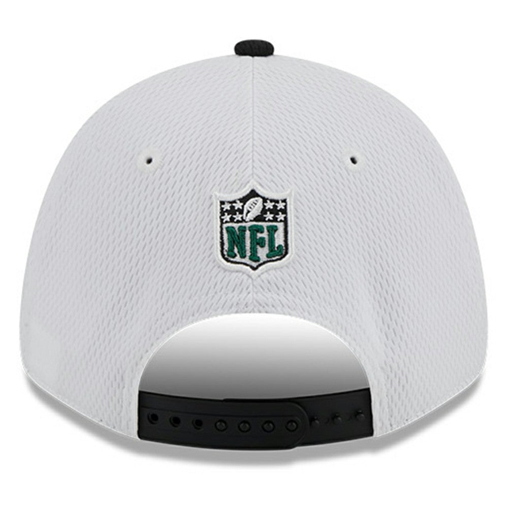 New York Jets New Era 2023 Sideline 9FORTY Adjustable Hat - White/Black - NFL