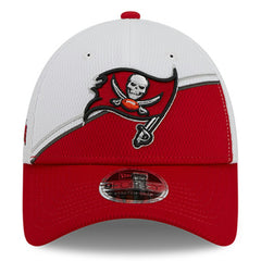 Tampa Bay Buccaneers New Era 2023 Sideline 9FORTY Adjustable Hat - White/Red - NFL