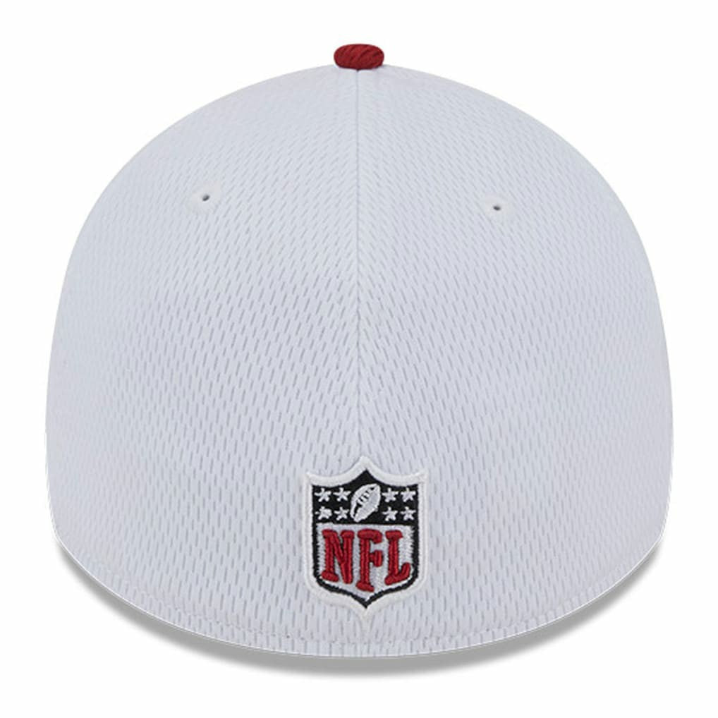 Arizona Cardinals New Era 2023 Sideline 39THIRTY Flex Hat - White/Cardinal - NFL