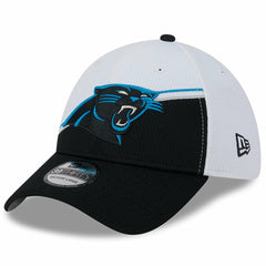 Carolina Panthers New Era 2023 Sideline 39THIRTY Flex Hat - White/Black - NFL