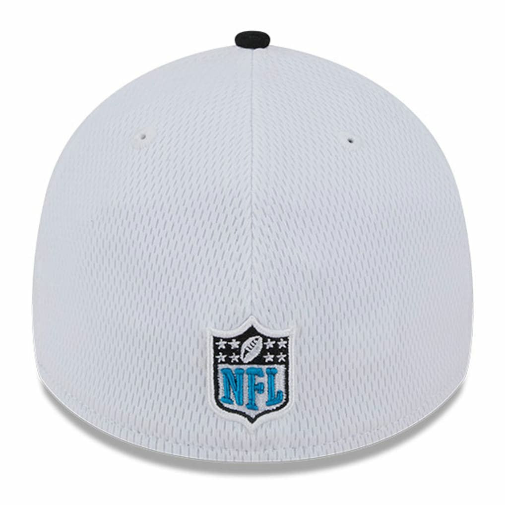 Carolina Panthers New Era 2023 Sideline 39THIRTY Flex Hat - White/Black - NFL
