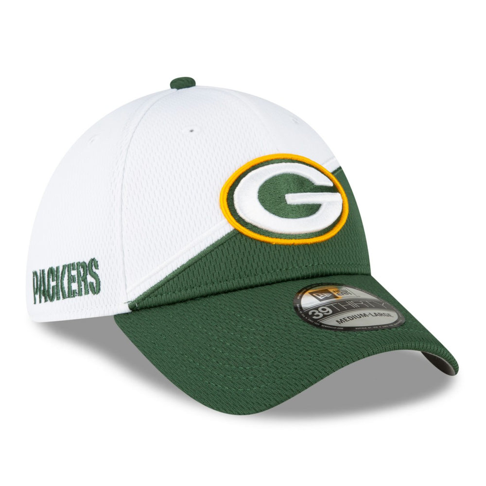 Green Bay Packers New Era 2023 Sideline 39THIRTY Flex Hat - White/Green - NFL