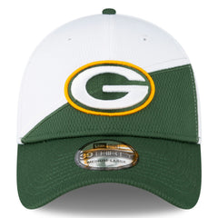 Green Bay Packers New Era 2023 Sideline 39THIRTY Flex Hat - White/Green - NFL