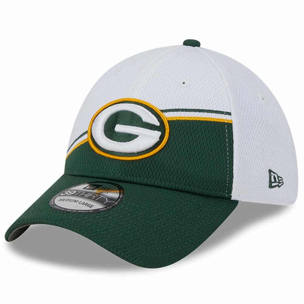 Green Bay Packers New Era 2023 Sideline 39THIRTY Flex Hat - White/Green - NFL