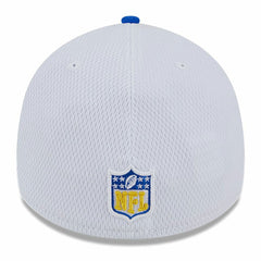 Los Angeles Rams New Era 2023 Sideline 39THIRTY Flex Hat - White/Royal - NFL