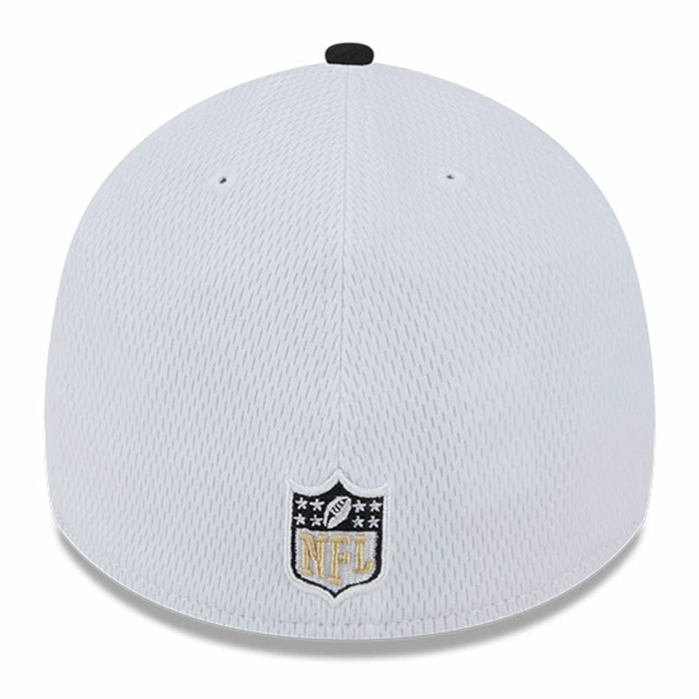 New Orleans Saints New Era 2023 Sideline 39THIRTY Flex Hat - White/Black - NFL