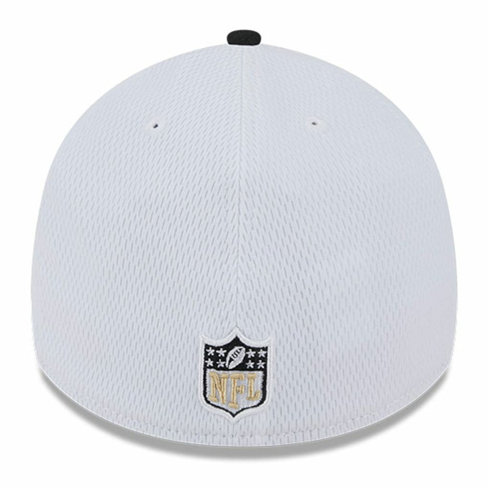 New Orleans Saints New Era 2023 Sideline 39THIRTY Flex Hat - White/Black - NFL