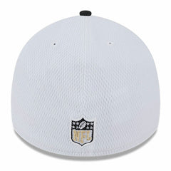 New Orleans Saints New Era 2023 Sideline 39THIRTY Flex Hat - White/Black - NFL