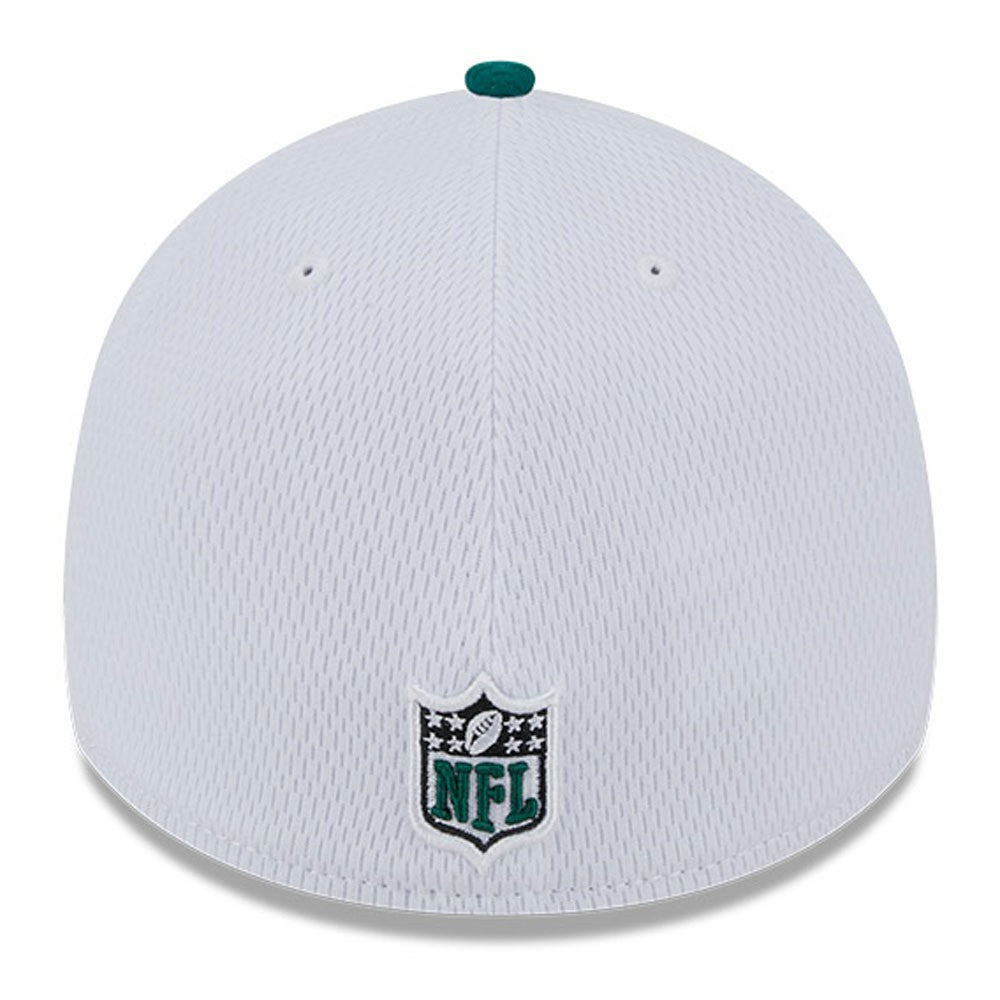 New York Jets New Era 2023 Sideline 39THIRTY Flex Hat - White/Green - NFL