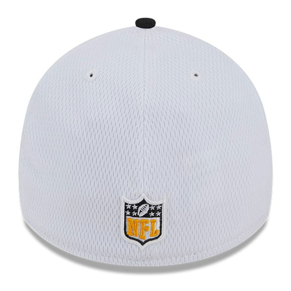 Pittsburgh Steelers New Era 2023 Sideline 39THIRTY Flex Hat - White/Black - NFL