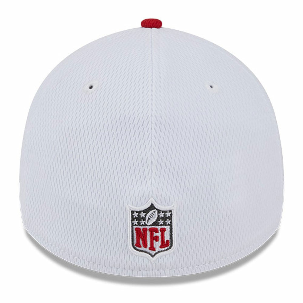 Tampa Bay Buccaneers New Era 2023 Sideline 39THIRTY Flex Hat - White/Red - NFL
